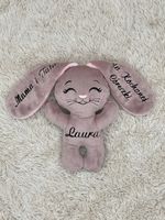 MASKOTKA PLUSZAK KRÓLIK PRZYTULANKA ZABAWKA PREZENT NA ROCZEK Z IMIENIEM