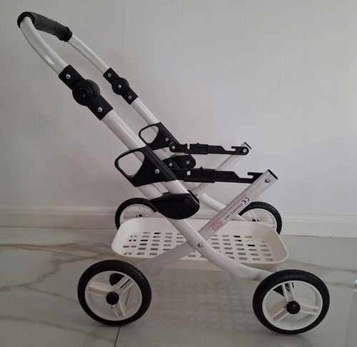 Solidny Wózek dla lalki, lalkowy głęboki Adbor LILY lc-08 +Torebka + Koszyk na Arena.pl