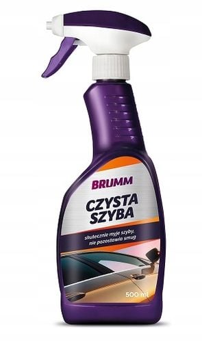 PŁYN DO MYCIA SZYB SAMOCHODOWYCH BRUMM BEZ SMUG I REFLEKSÓW ATOMIZER 500 ml na Arena.pl