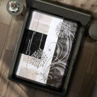 Gruby Koc Akrylowy 160X210 Kwiaty 17458