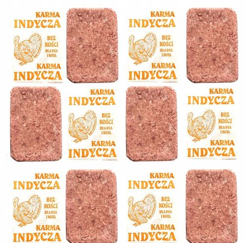MIĘSO MROŻONE DLA PSA BEZ KOŚCI BARF Z INDYKA ŚWIEŻE INDYK KARMA 10KG na Arena.pl