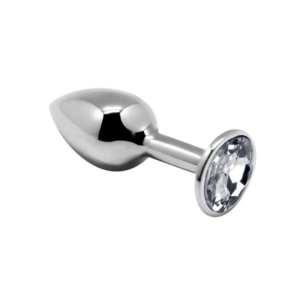 Mini Metal Butt Plug M Clear zdjęcie 1