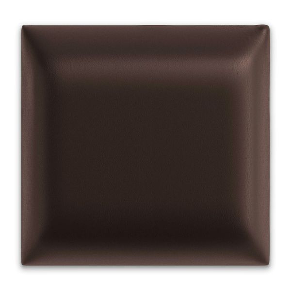 Panel Ścienny Tapicerowany Brązowy EKO SKÓRA 3D 30cm x 30cm zdjęcie 2
