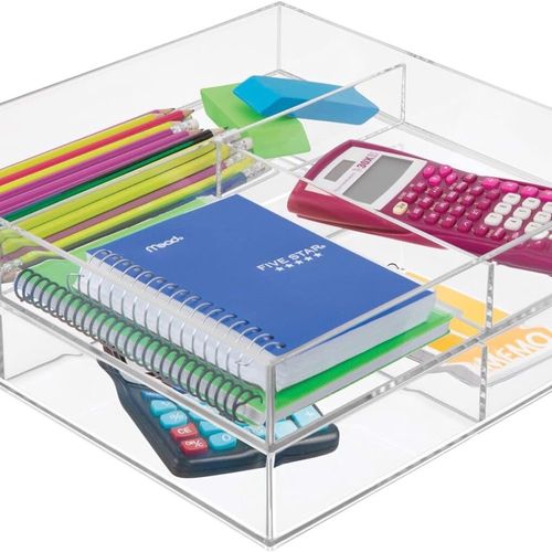 Pojemnik Organizer plastikowy na biurko 2szt na Arena.pl