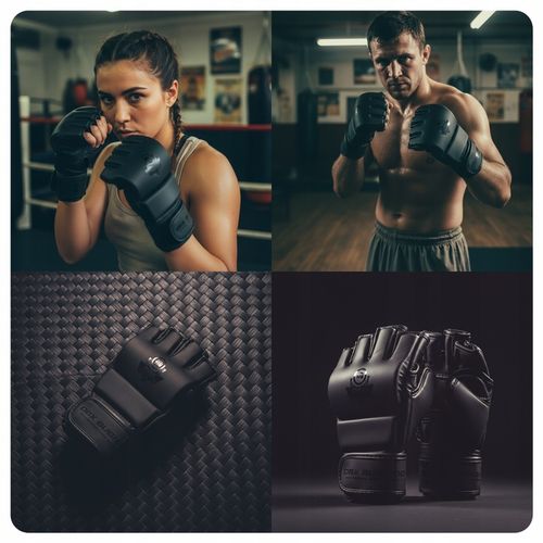 RĘKAWICE DO MMA SPARINGOWE PREMIUM UNIWERSALNE KRAV MAGA COMBAT na Arena.pl