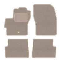 Dywaniki welurowe LUX beżowe Mazda 3 I BK 2003-2009 hatchback OWAL