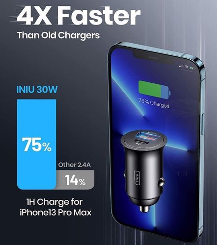 Ładowarka Samochodowa 3.0 Szybka 30W 5A Usb A I C na Arena.pl