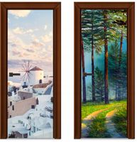 Naklejka samoprzylepna Okleina na Drzwi Szafę 3D