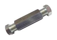 Złączka rury  8mm ,  M12x1 stalowa - bez zakuwania