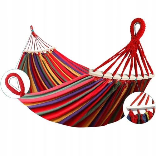 HAMAK OGRODOWY 2 OSOBOWY HUŚTAWKA XXL MOCNY WZMOCNIONY PAŁĄK DUŻY + TORBA na Arena.pl