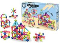 klocki magnetyczne 3d 128 elem 37 x 7,5 x 27cm