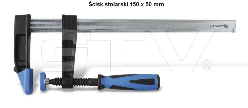 Ścisk stolarski  150 x 50 mm zdjęcie 2