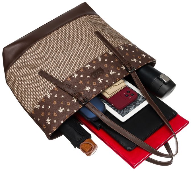 torba damska 6875-4 brown zdjęcie 4