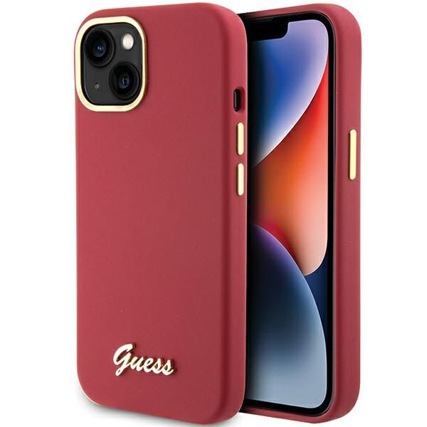 Etui Guess do iPhone 15, iPhone 14, iPhone 13, Czerwony zdjęcie 1