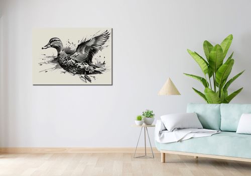 Obraz 100x70cm Gracja Kaczki w Locie na Arena.pl