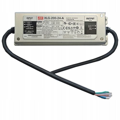 Zasilacz LED Mean Well 24V 8,3A 200W XLG-200-24-A na Arena.pl