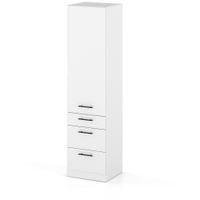 Słupek Kuchenny Stojący 60cm Szafka 3 Szuflady S60s3 Spremium Biały Mat