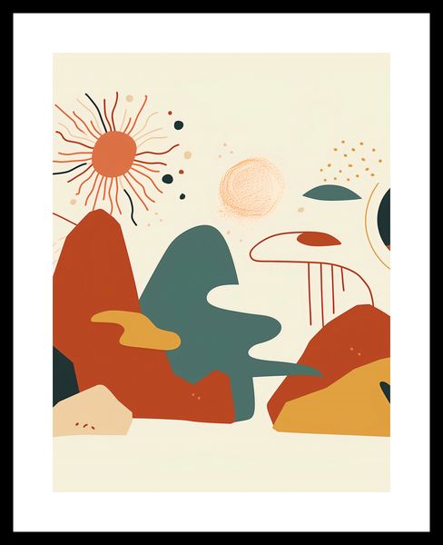 Plakat 50x65cm Kosmos Barw zdjęcie 3