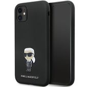 Karl Lagerfeld KLHCN61SMHKNPK iPhone 11 / Xr 6.1" czarny/black Silicone