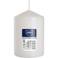 Świeca pieńkowa walec BISPOL Aura sw70/100-090 (biała) ~44h