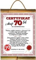 dyplom certyfikat 70 lat pan | d82