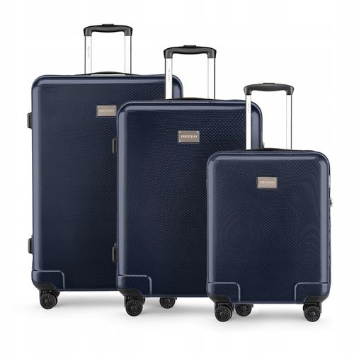 PUCCINI Zestaw WALIZEK Podróżnych PC Komplet Polikarbon 3w1 PC029 7A na Arena.pl