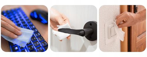 CHUSTECZKI DO DEZYNFEKCJI POWIERZCHNI MIKROZID 100SZT 20x20CM dezynfekcja na Arena.pl