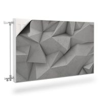 MATA Magnetyczna Kaloryfera Betonowa Ściana Efekt 3D 100cm x 60cm