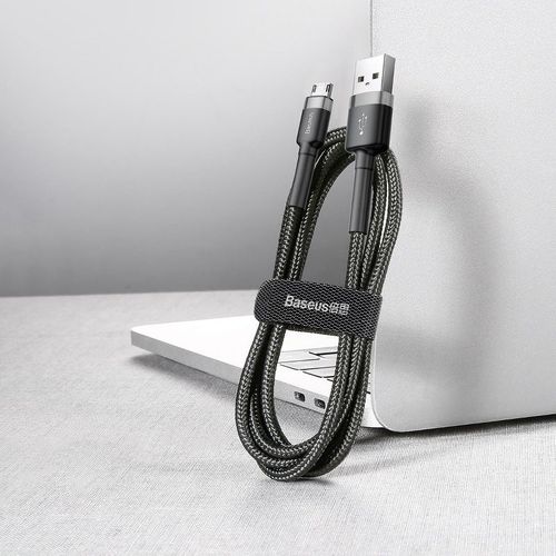 Kabel Micro USB Baseus Cafule 2A 3m (czarno-szary) na Arena.pl