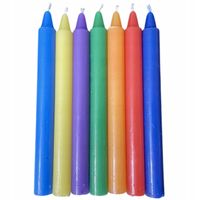 ŚWIECE INTENCYJNY DO RYTUAŁÓW SIEDEM CZAKR SOJOWY DO MEDYTACJI 7 SZTUK