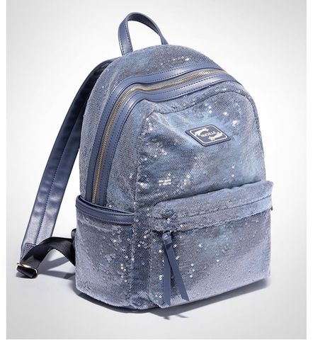 Błyszczący niebieski plecak na Arena.pl