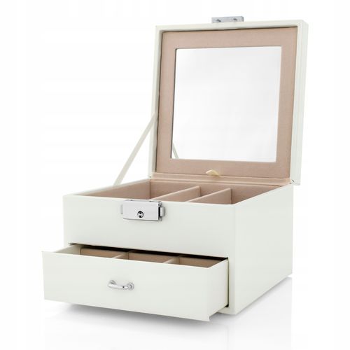 SZKATUŁKA KUFEREK na biżuterię LUSTRO WALENTYNKI na Arena.pl