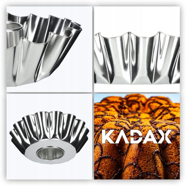 FORMA BLACHA Z KOMINEM DO PIECZENIA BABKI 25cm zdjęcie 3