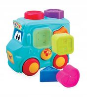 Sorter kształtów AUTOBUS Dumel Discovery autko zabawka na roczek klocki