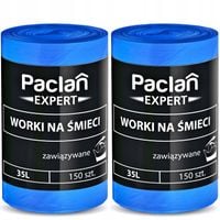 Worki na Smieci PACLAN EXPERT Wiazane 35L 300 szt