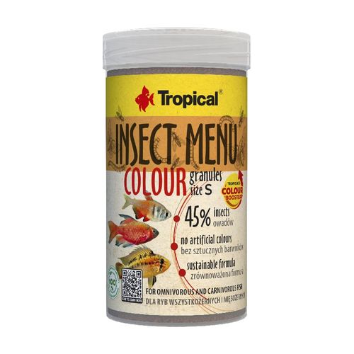TROPICAL INSECT MENU COLOUR GRANULES SIZE S 250ML/135G na Arena.pl