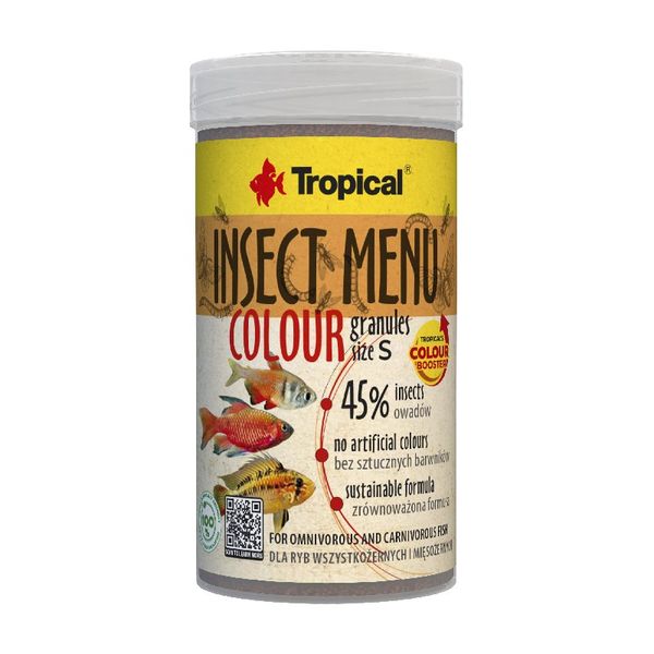 TROPICAL INSECT MENU COLOUR GRANULES SIZE S 250ML/135G zdjęcie 1