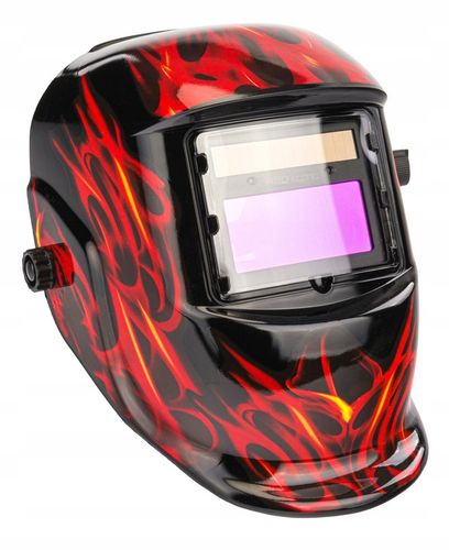 SAMOŚCIEMNIAJĄCA MASKA PRZYŁBICA SPAWALNICZA FILTR AUTOMATYCZNA RED TECHNIC na Arena.pl