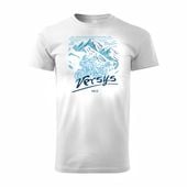 Koszulka motocyklowa z motocyklem na motor Kawasaki Versys 1100 SE męska biała XXL