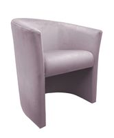 Fotel CLUB szary róż MG55