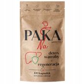 Paka Natury DETOX REGENERACJA WĄTROBY 100 KAP SYLIMARYNA KARCZOCH OSTROPEST