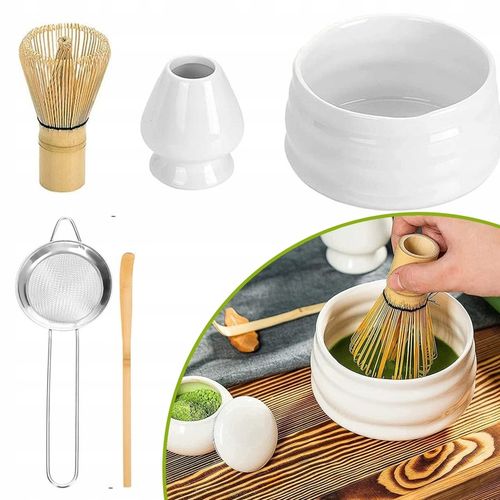 ZESTAW DO MATCHY, MATCHA TRZEPACZKA UCHWYT, MIOTŁĄ MATCHA MISKĄ DO MATCHY na Arena.pl