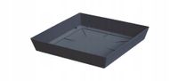 Podstawka kwadratowa doniczki Lofly PPLFQ165 | Antracyt, Kształt Kwadratowy, Wymiary 16.5x16.5x2.7 cm, Kolor Antracyt, Prosperplast