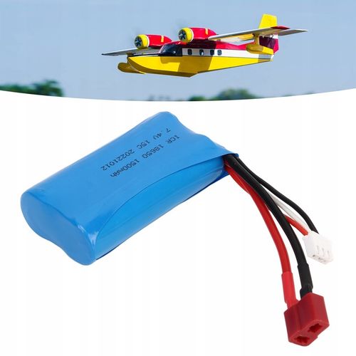 BATERIA LITOWA 18650 7.4V 1500mAh DO SAMOCHODU RC SAMOLOTU SYMA 822 T39 T40 na Arena.pl