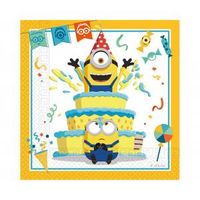 serwetki papierowe minionki 33x33, 20szt minions