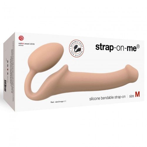 Strap-on-me Silicone bendable strap-on Flesh M na Arena.pl
