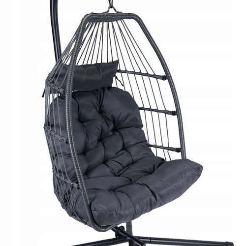 FOTEL WISZĄCY OGRODOWY BUJANY KOKON KOSZ TARAS HUŚTAWKA BUJAK JAJO KRZESŁO na Arena.pl