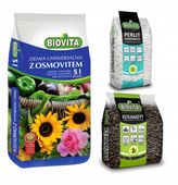 Zestaw do zrobienia podłoża przepuszczalnego, luźnego dla roślin 8L