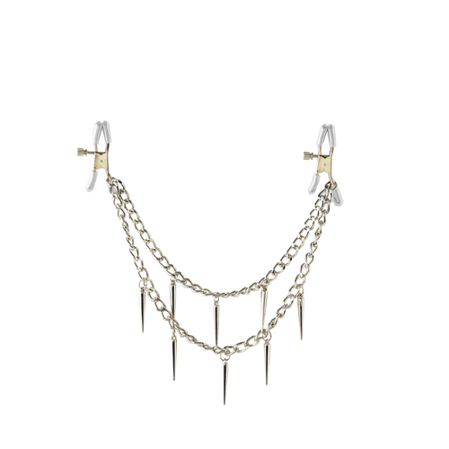 zaciski na sutki fetish fantasy rock hard nipple clamps silver pipedream na Arena.pl