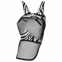 MOSKITIERA MASKA DLA KONIA COB PRZECIW OWADOM Z USZAMI I OSŁONĄ NOSA